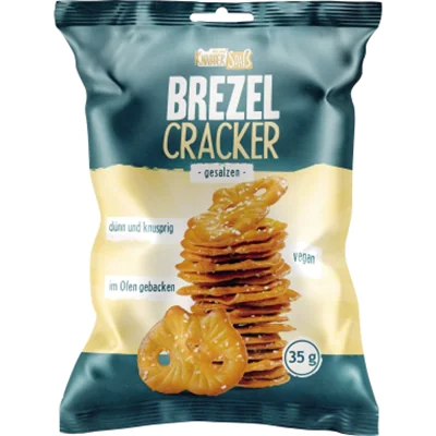 Hellma Gebäck Brezel Cracker 28 x 35 g/Pack.