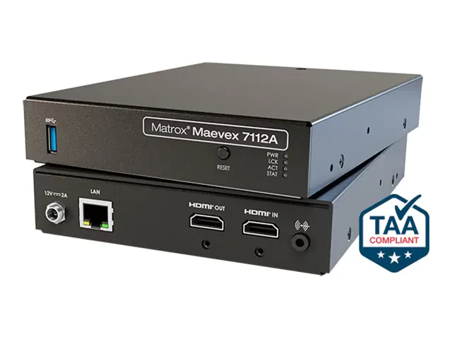 Matrox Maevex 7112A - Streaming Video/Audio Encoder