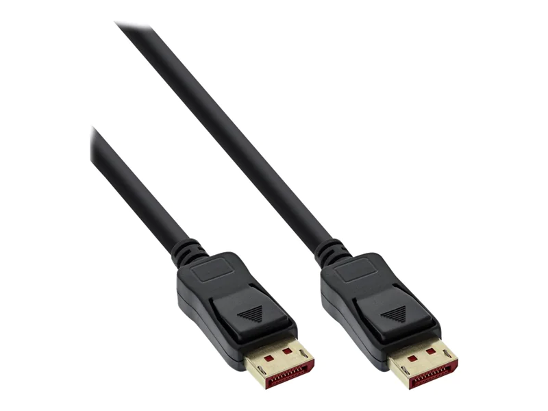 InLine - DisplayPort-Kabel - DisplayPort (M) zu DisplayPort (M) - DisplayPort 1.4 - 10 m - aktiv, 8K Unterstützung - Schwarz