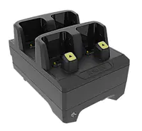 Zebra 4-Slot Ring Scanner Cradle - Handgerät-/Barcodescanner-Ladeschale - Ausgangsanschlüsse: 4