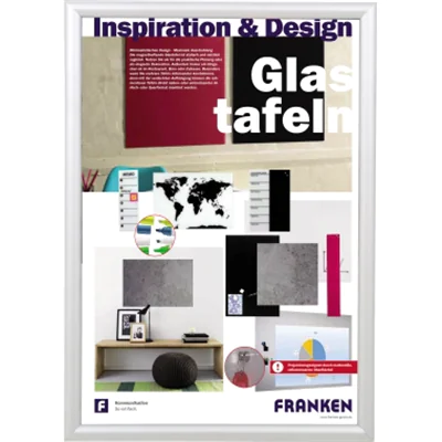 Franken GmbH Franken BS1803, Aluminium, Grau, Einzelbilderrahmen, Matte, Wand, Rechteckig