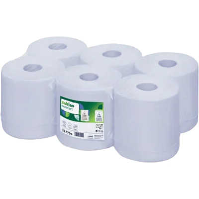 Satino Handtuchrolle comfort 20 cm x 150 m (B x L) Papier, 100 % recycelt blau 6 Rl./Pack.