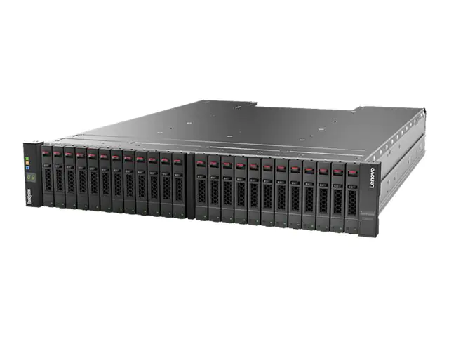 Lenovo ThinkSystem DS2200 SFF FC/iSCSI Dual Controller Unit - Festplatten-Array - 24 Schächte
