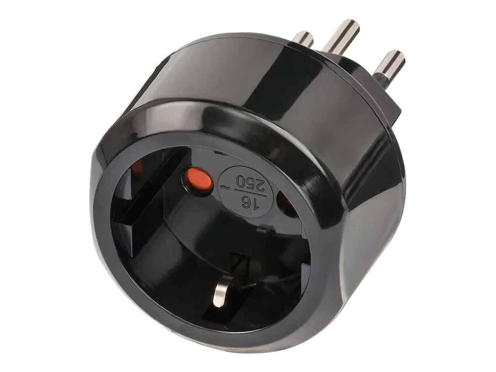 brennenstuhl - Adapter für Power Connector - CEE 7/4 (W) bis SEV 1011 (M) - 250 V - 10 A - Liechtenstein, Schweiz