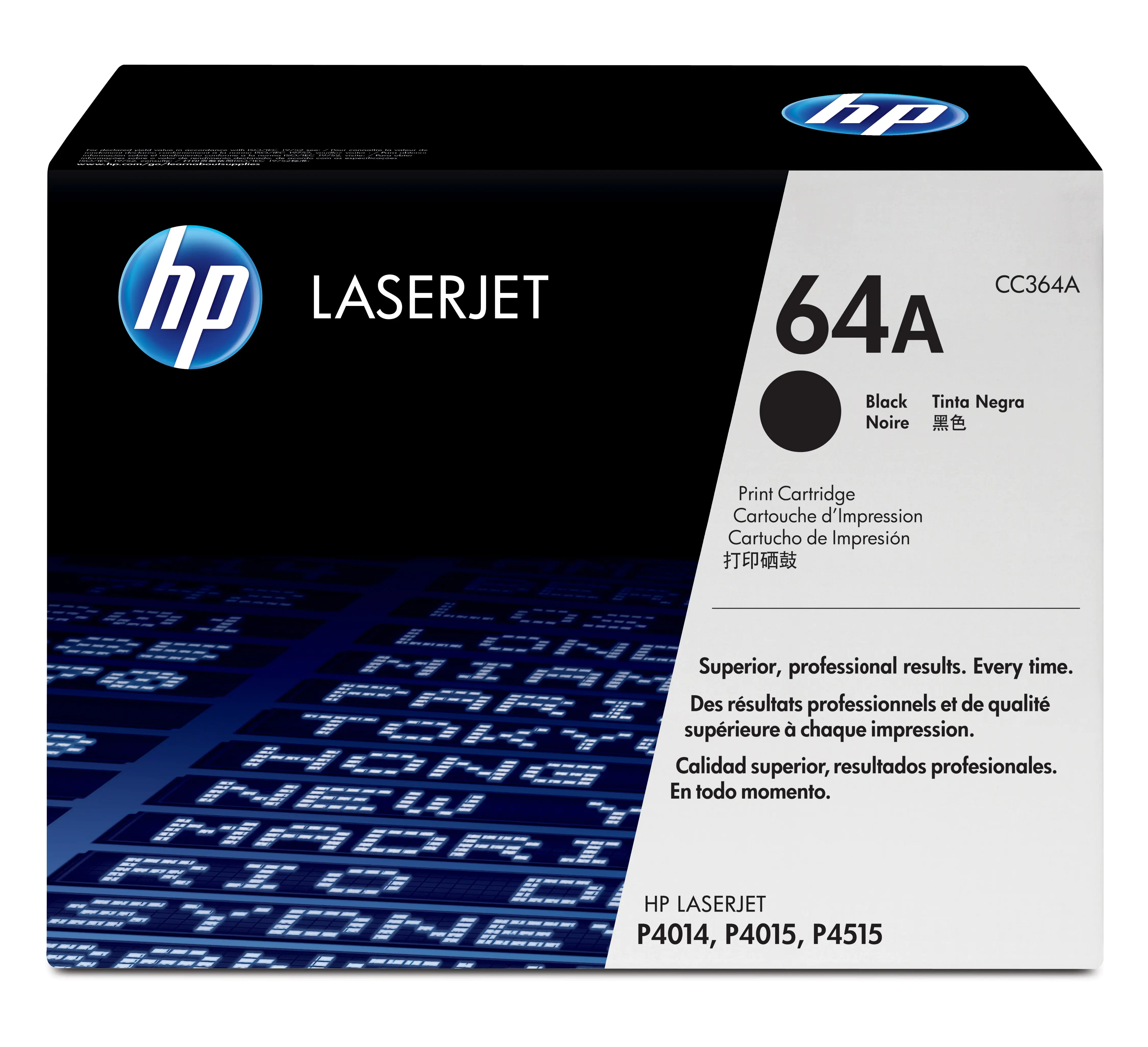 HP 64A - Schwarz - Original - LaserJet - Tonerpatrone (CC364A) - für LaserJet P4014, P4015, P4515