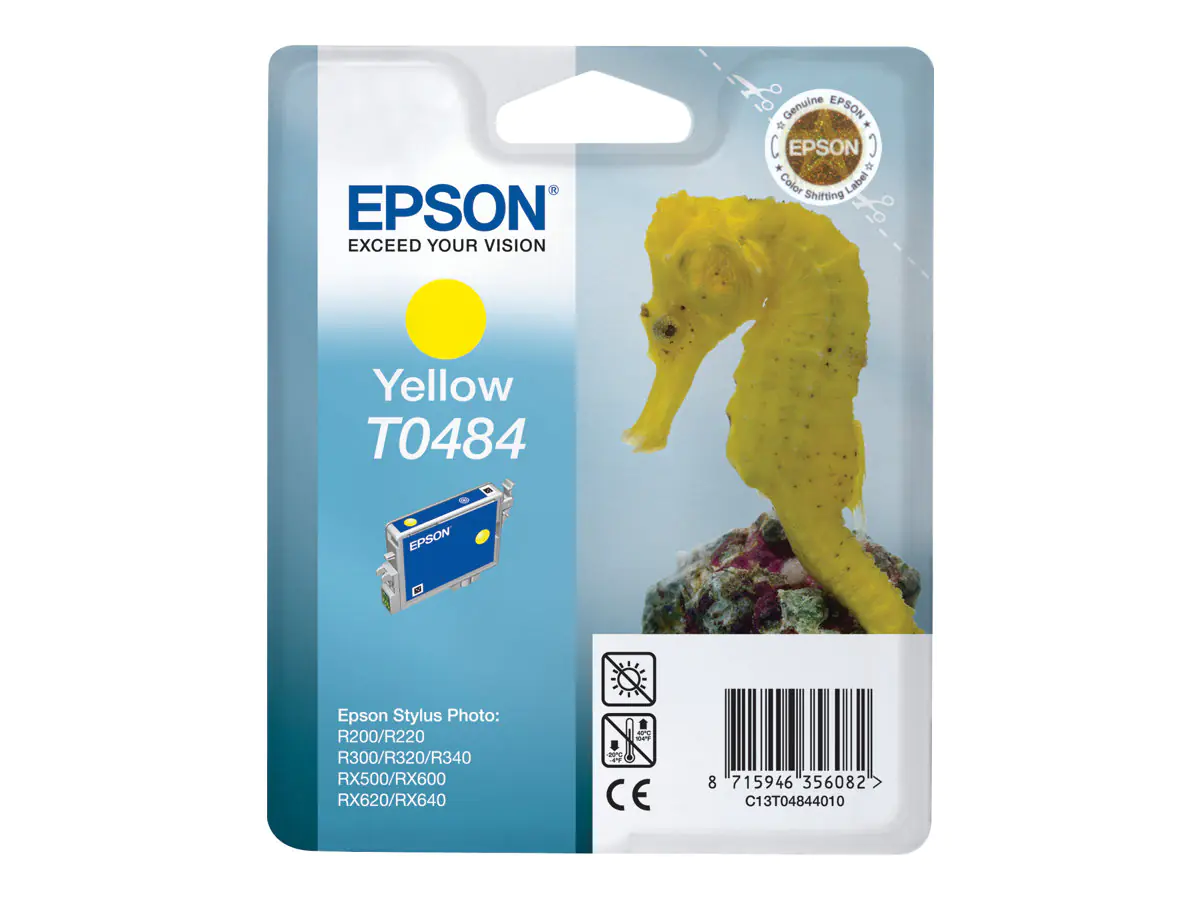 Epson T0484 - 13 ml - Gelb - original - Blisterverpackung C13T04844010