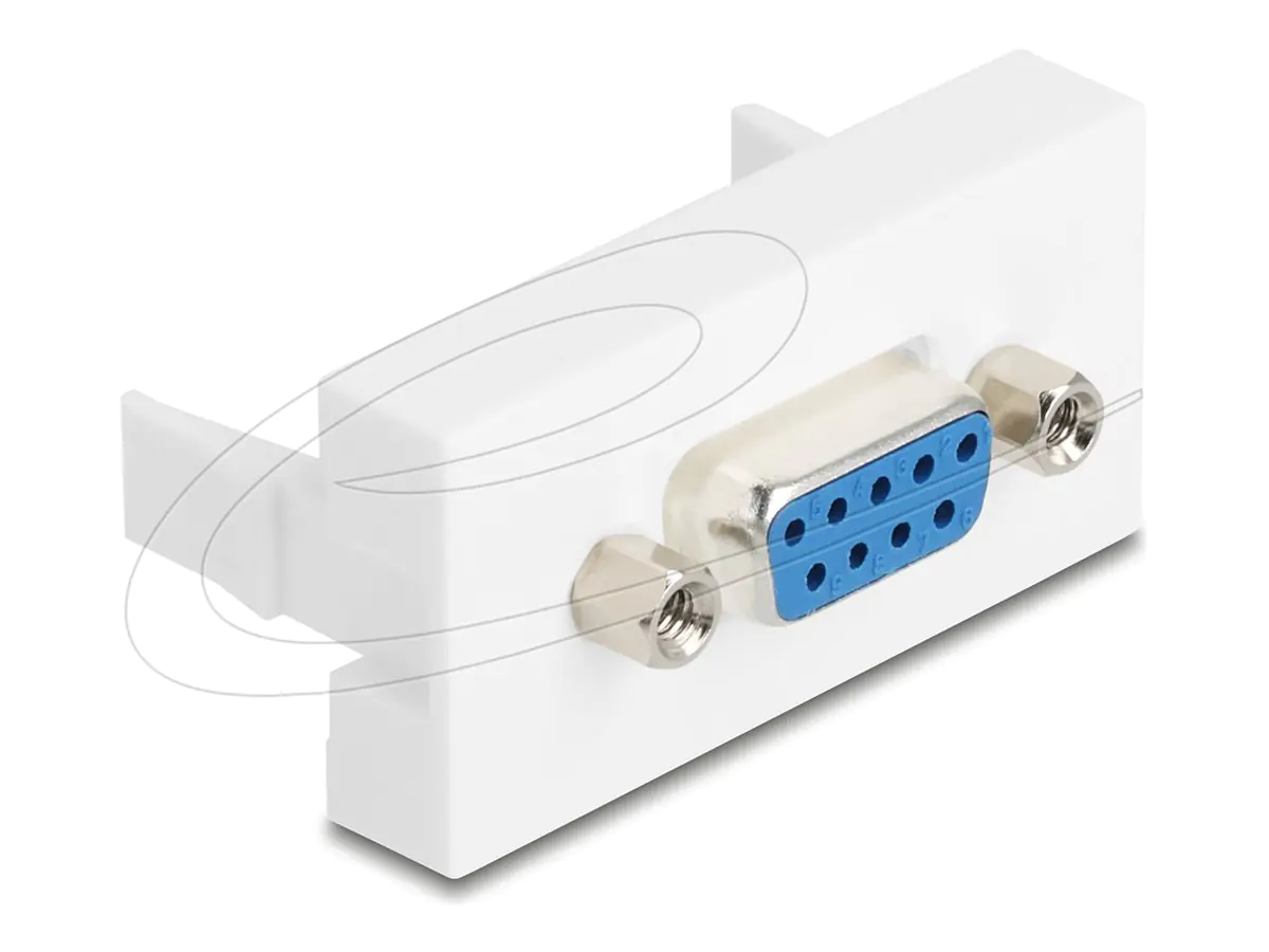 Delock Easy 45 - Einrastmodul - 22,5 x 45 mm - 9 -polige D-Sub (Buchse)
