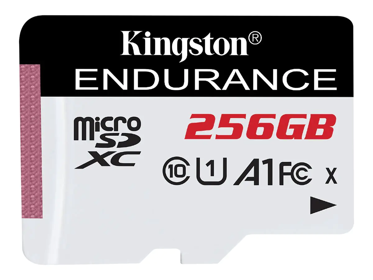 Kingston High Endurance - Flash-Speicherkarte - 256 GB - A1 / UHS-I U1 / Class10 - microSDXC UHS-I U1