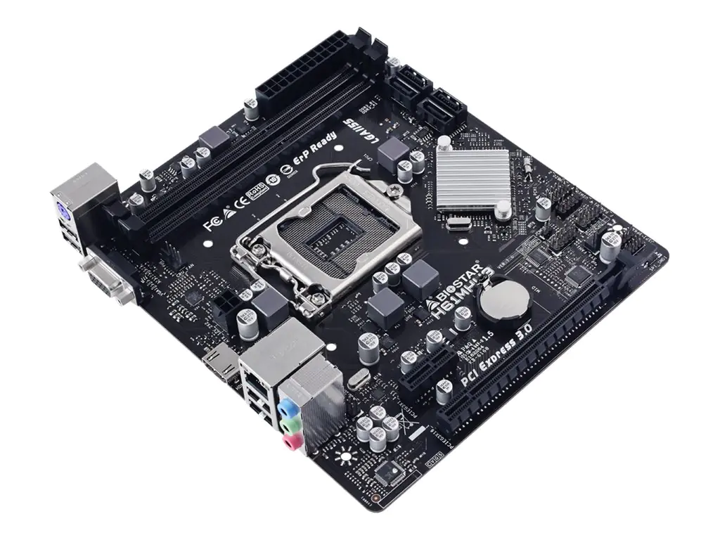 Biostar H61MHV3 - Motherboard - micro ATX - LGA1155-Sockel - H61 Chipsatz - Gigabit LAN - Onboard-Grafik (CPU erforderlich) - HD Audio (6-Kanal)