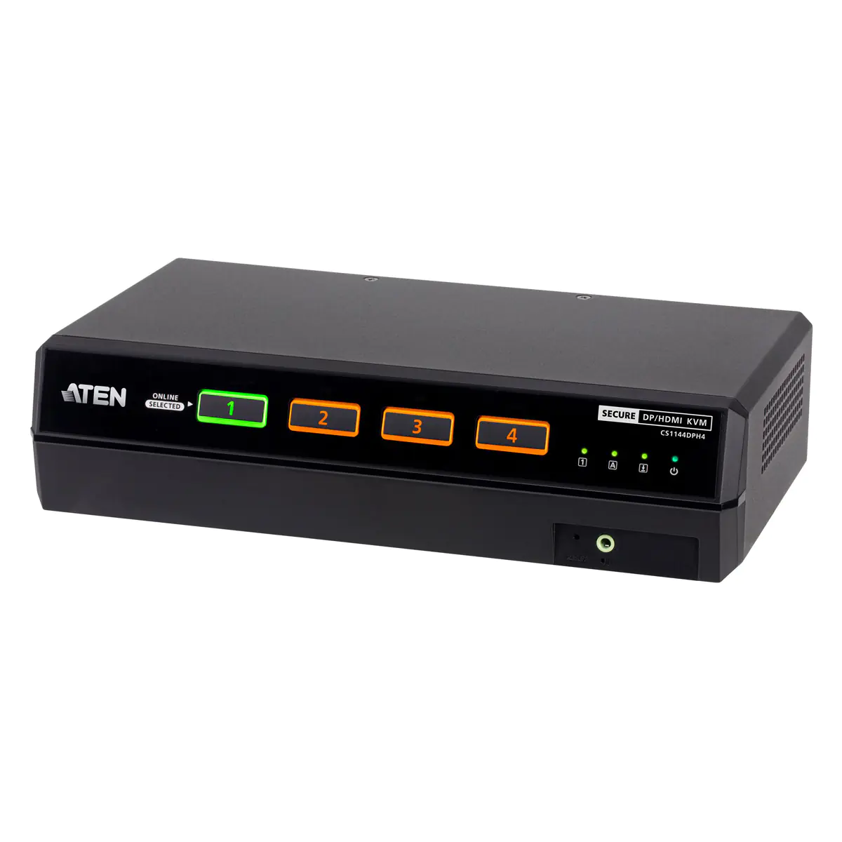 ATEN CS1144DPH4 USB 5K DP HDMI Dual Display Secure KVM PSD PP V4.0 - KVM-Umschalter - 4-Port