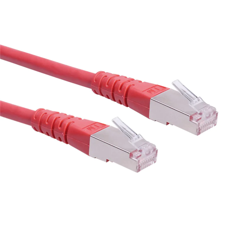 Roline - Patch-Kabel - RJ-45 (M) zu RJ-45 (M) - 3 m - SFTP - CAT 6 - Rot