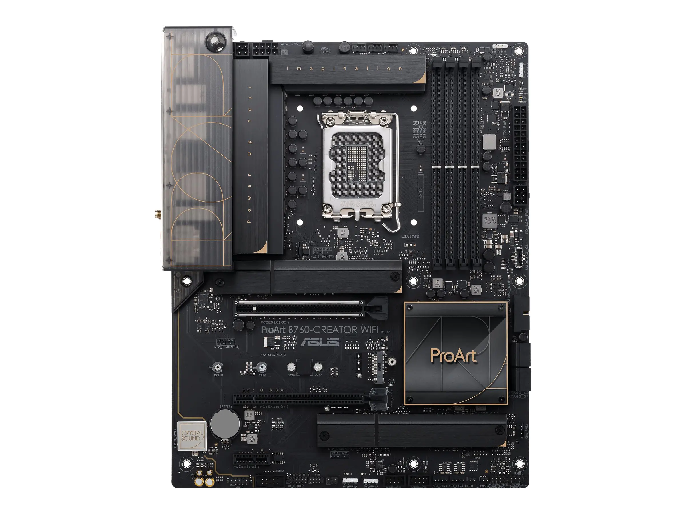 ASUS PROART B760-CREATOR WIFI - Motherboard - ATX - LGA1700-Sockel - B760 Chipsatz - USB-C 3.2 Gen2,