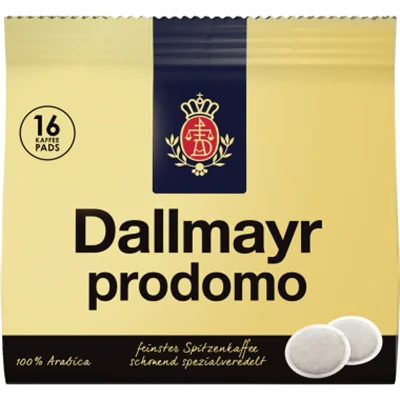Dallmayr Prodomo, Kaffeepad, Kaffee, Coffee Pods, 16 Stück(e) 2801