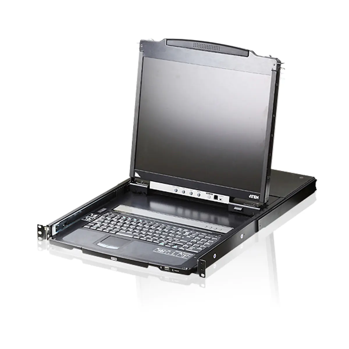 ATEN CL5800 - KVM-Switch - dual rail - 8 x KVM port(s) CL5800N-ATA-EG