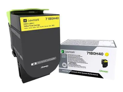 Lexmark X417 - Hohe Ergiebigkeit - Gelb - original 71B0H40
