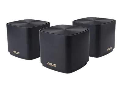 ASUS ZenWiFi AX Mini (XD4) - WLAN-System (3 Router) - bis zu 446 m² - Netz - GigE - 802.11a/b/g/n/ac/ax - Dual-Band