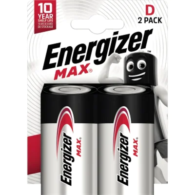 Energizer Batterie Max Alkaline E302306800 D/Mono/LR20 2 St./Pack.