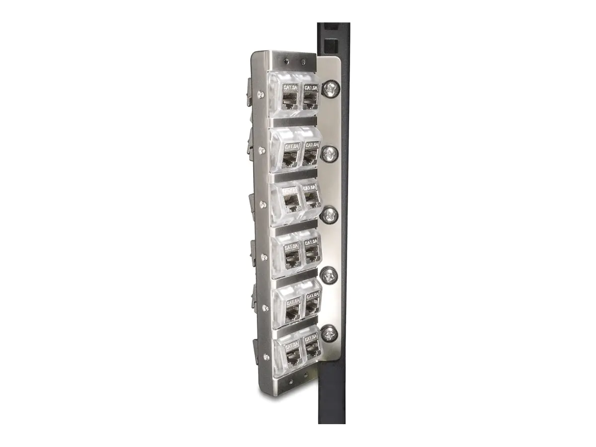 Delock Halter für modularen Einsatz (vertikal) - neigbar - Rack montierbar, geeignet für