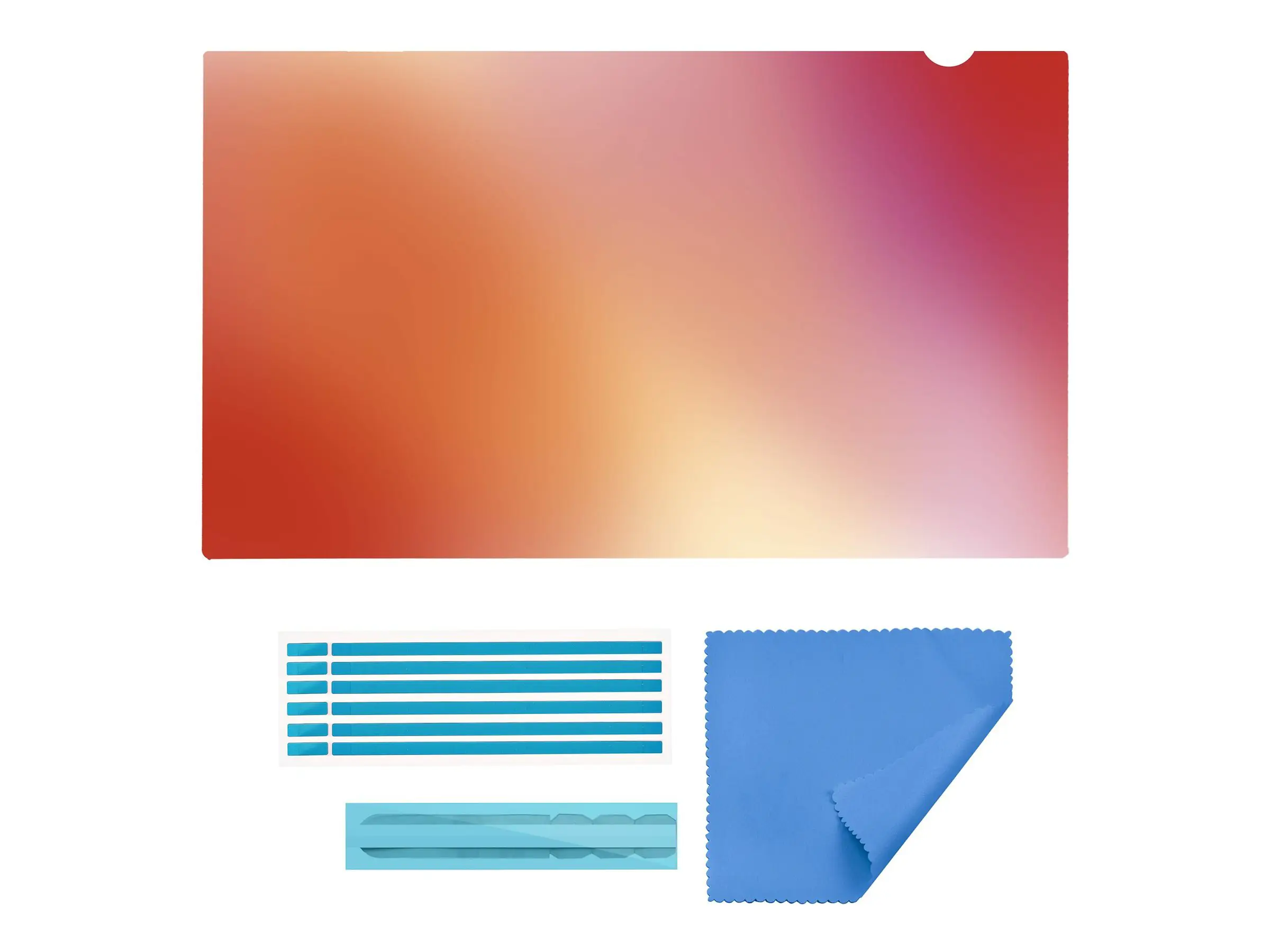 StarTech 24-inch 16:9 Gold Monitor Privacy Screen, Reversible Filter w/Enhanced Privacy, Glossy Computer Security Filter, Removable Screen Protector/Shield, +/- 30 Deg. - Blickschutzfilter für Bildschirme - 2-Wege - entfernbar - Halter/Klebepunkte - 61 cm