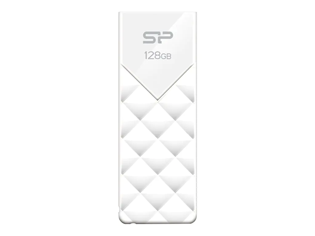 SILICON POWER Blaze B03 - USB-Flash-Laufwerk - 128 GB - USB 3.2 Gen 1 - weiß