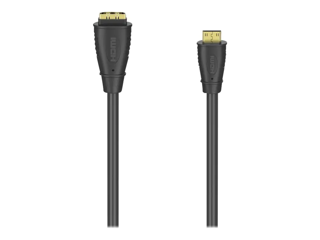 Hama Hohe Geschwindigkeit - HDMI-Adapter - 19 pin mini HDMI Type C männlich zu HDMI weiblich