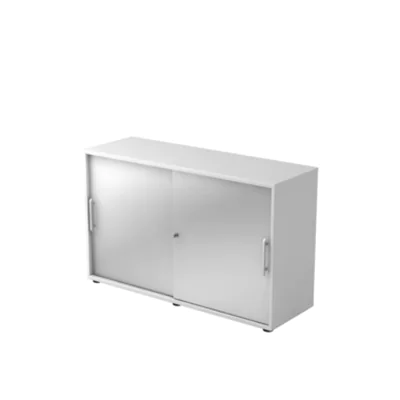 Hammerbacher Schiebetürenschrank V1752S/W/S/RE weiß/silber