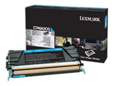 Lexmark - Cyan - Original - Tonerpatrone Lexmark Corporate - für Lexmark C746dn, C746dtn, C746n, C748de, C748dte, C748e
