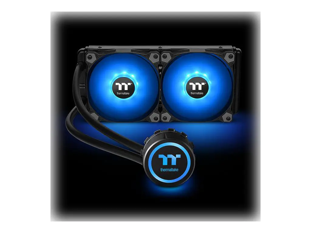 Thermaltake Water 3.0 240 - ARGB Sync Edition - Prozessor-Flüssigkeitskühlsystem - (für: LGA1156, AM2, AM2+, LGA1366, AM3, LGA1155, AM3+, LGA2011, FM1, FM2, LGA1150, LGA2011-3, LGA1151, AM4, LGA2066, LGA1200) - Kupfer - 120 mm