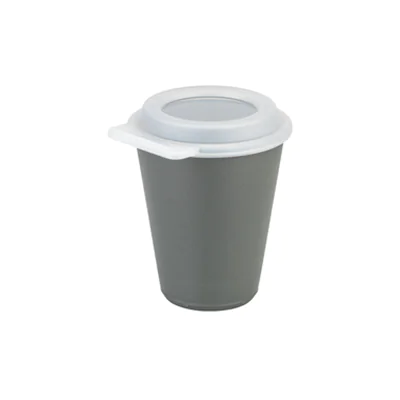 Koziol Trinkbecher MOVE CUP Mehrweg 300ml TPE Kunststoff nature ash grey