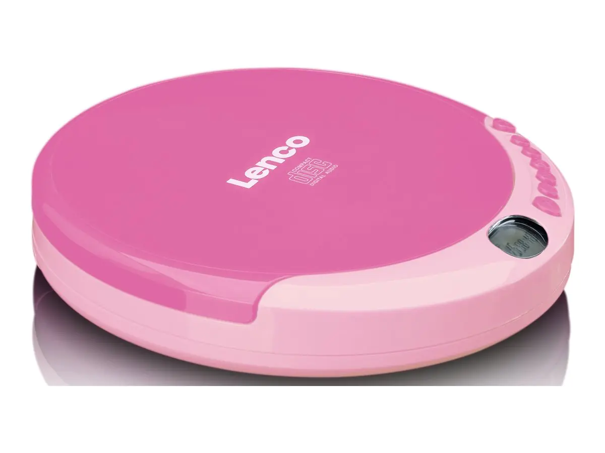 Lenco CD-011 - CD-Player - pink