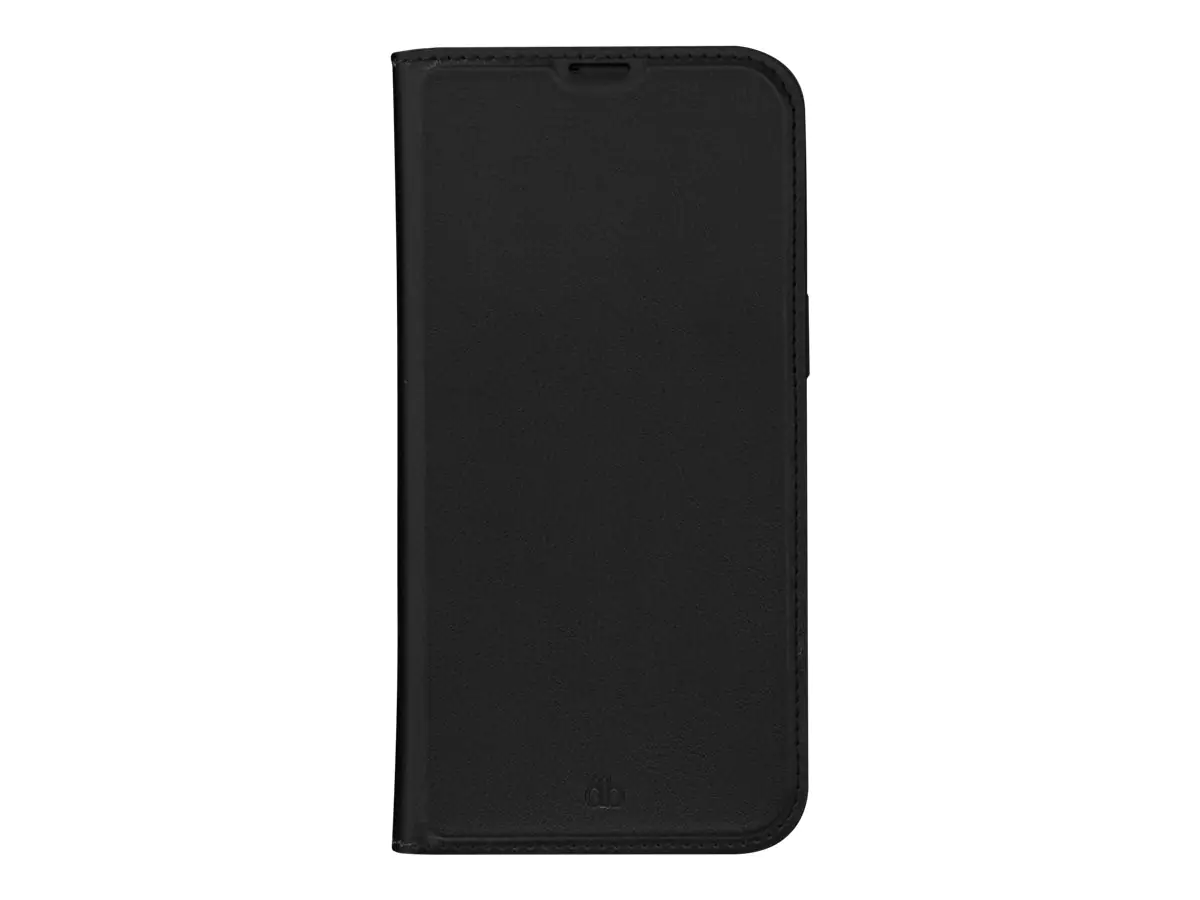 dbramante1928 Oslo - Flip-Hülle für Mobiltelefon - 100 % recycelter Kunststoff, recycled vegan leather - Schwarz - für Apple iPhone 14 Pro Max