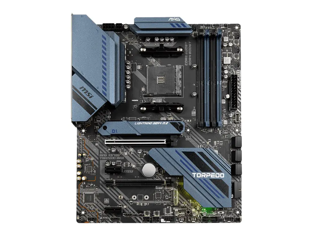 MSI MAG X570S TORPEDO MAX - Motherboard - ATX - Socket AM4 - AMD X570 Chipsatz - USB-C Gen2, USB 3.2 Gen 1, USB 3.2 Gen 2 - Gigabit LAN, 2.5 Gigabit LAN - Onboard-Grafik (CPU erforderlich) - HD Audio (8-Kanal)