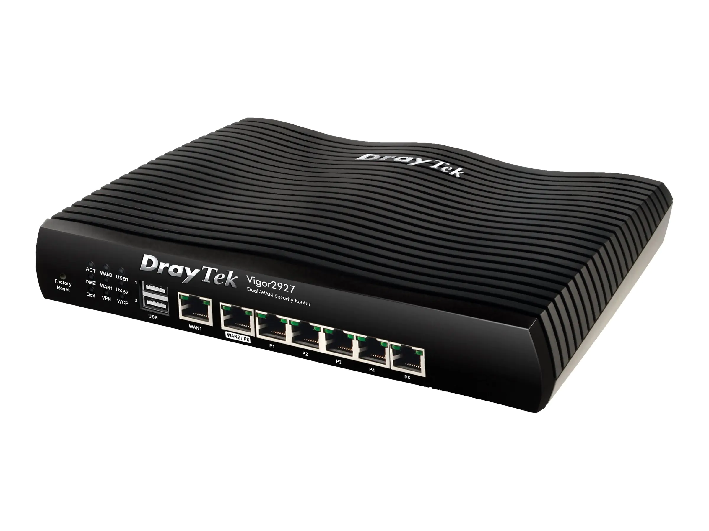 Draytek Vigor 2927 - Router Switch mit 6 Ports - 1GbE - WAN-Ports: 2 - an Rack montierbar