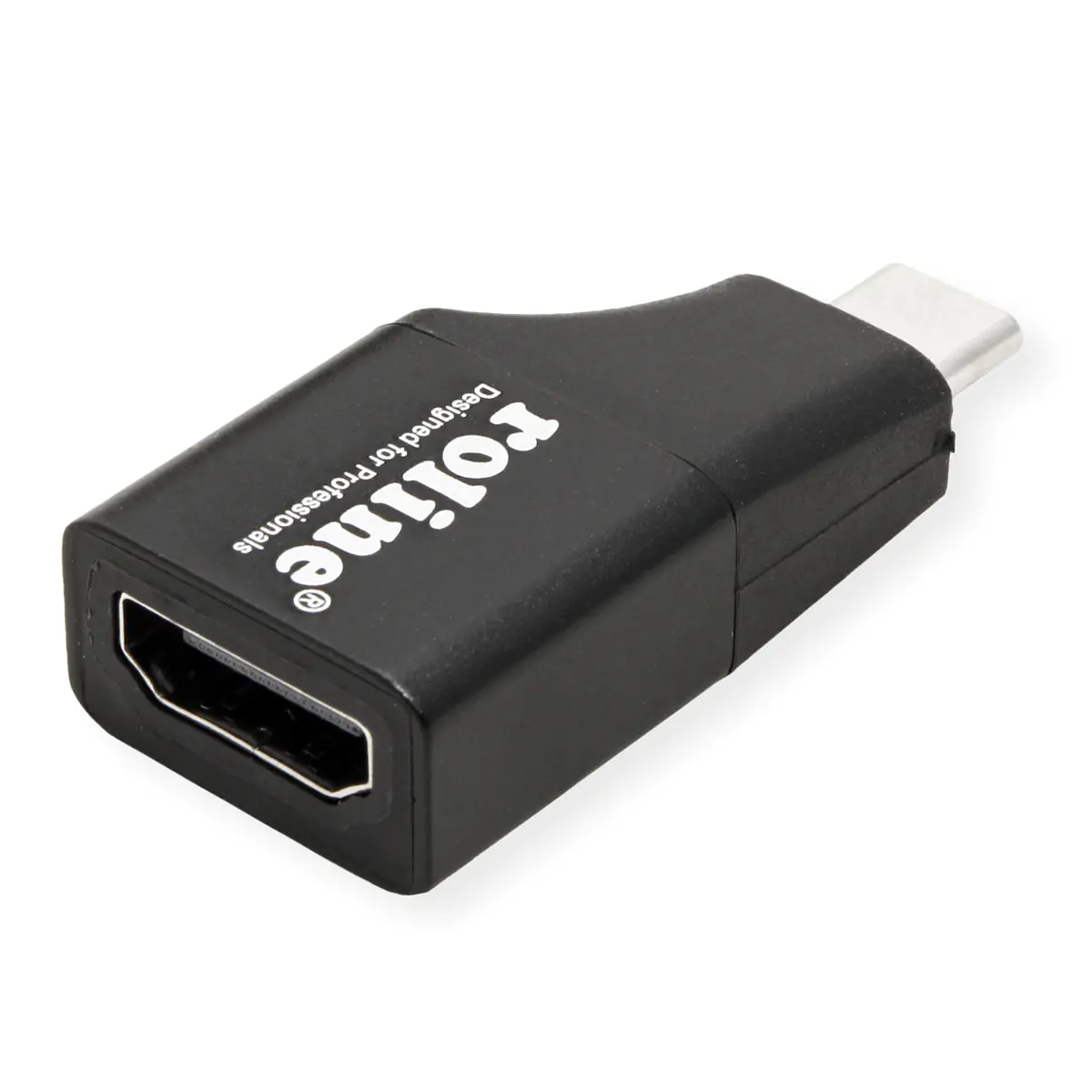 ROLINE Display Adapter USB TypC - HDMI ST/BU 4Ka60Hz - Adapter - Digital/Daten