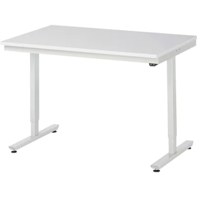 RAU Arbeitstisch Adlatus 150 1.250 x 720-1.120 x 800 mm (B x H x T) lichtgrau