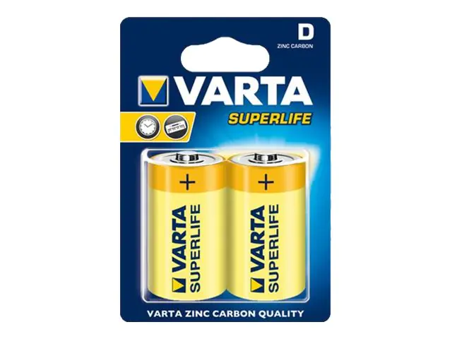 Varta Superlife - Batterie 2 x D - Kohlenstoff Zink