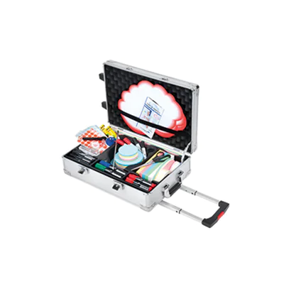 LEGAMASTER PROFESSIONAL mobiler Moderatorenkoffer 3200-teilig, Zubehörset, Gemischte Farben, Aluminium, FSC Mix, 350 mm, 160 mm 7-225300