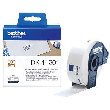 Brother Etikett DK11201 29x90mm weiß 400 St./Pack.