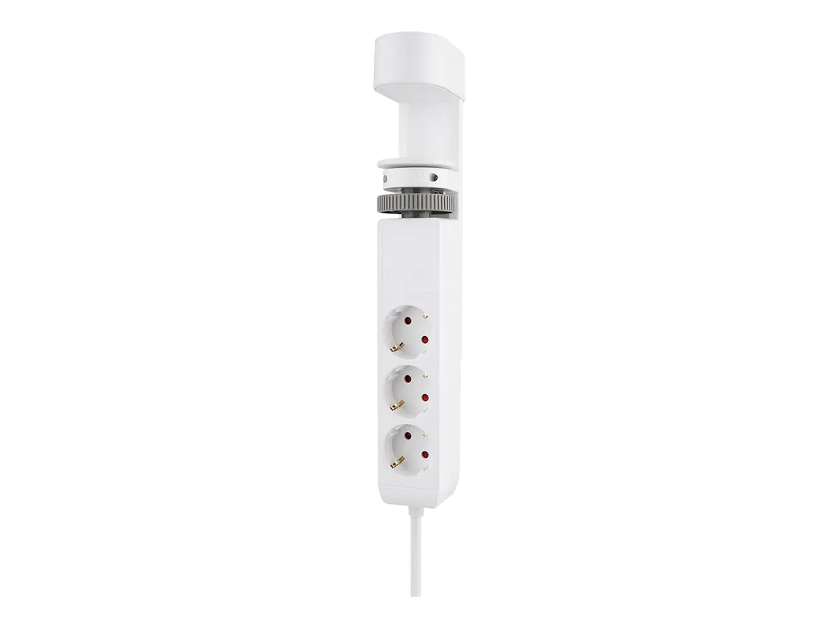 Neomounts Steckdosenleiste - USB-C + USB-A - Wechselstrom 230 V - 3680 Watt - Eingabe, Eingang