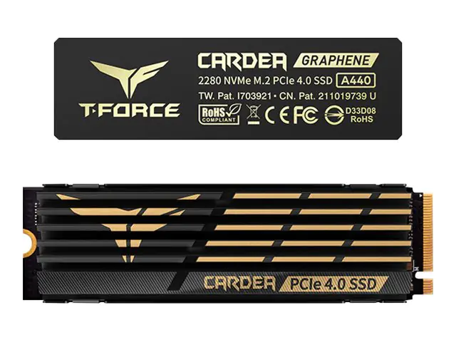 Team Group T-FORCE CARDEA A440 - SSD - 2 TB - intern - M.2 2280 - PCIe 4.0 x4 (NVMe)