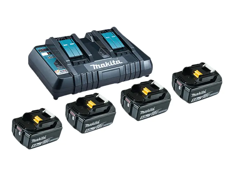 Makita Batterieladegerät + Batterie 4 x - Li-Ion 199483-0