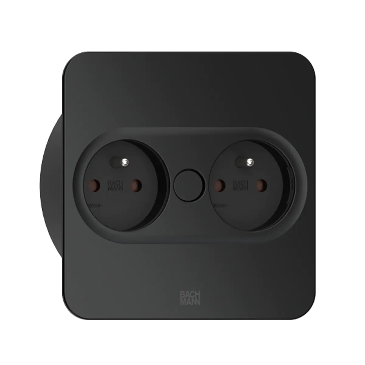 Bachmann TWIST2 2xUTE 2m RAL9005 eckig Aderendhulsen