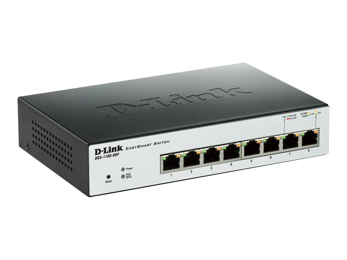 D-Link Switch DGS-1100-08P 8 Desktop
