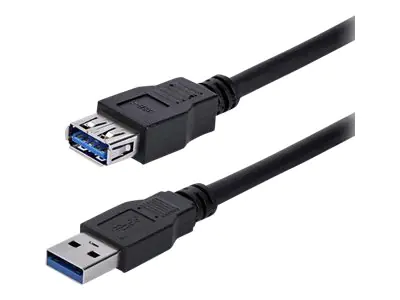 StarTech.com USB-Verlängerungskabel USB Typ A USB Typ A USB3SEXT1MBK SFTP-Kabel 1 m Schwarz