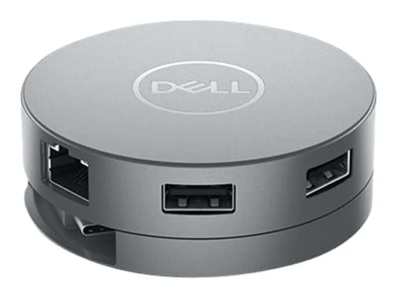 Dell Mobile Adapter DA310 - Multiport-Adapter - USB-C - VGA, HDMI, DP, USB-C - GigE - für Latitude 3310, 3310 2-in-1, 5320 2-in-1, 5520, 7210 2-in-1, 7310, 7320 2-in-1, 7410, 7420 2-in-1, 7520, 9410 2-in-1, 9510; Precision Mobile Workstation 3560, 7550, 7