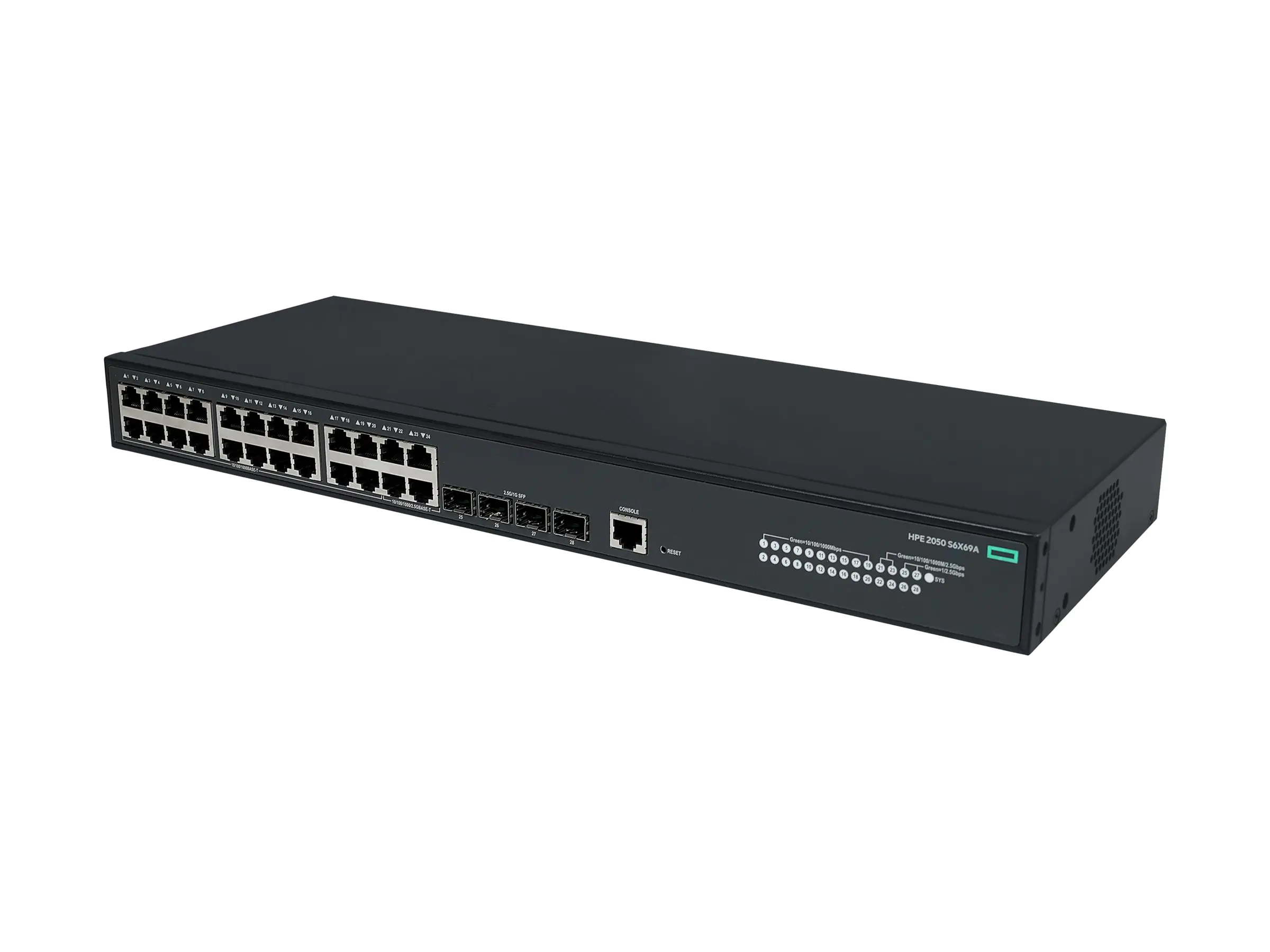 HPE Networking Comware 5050EI 20p 10/100/1000BASE -T 4P Smart Rate 1/2.5GbE 4p SFP 1G/2.5G AC