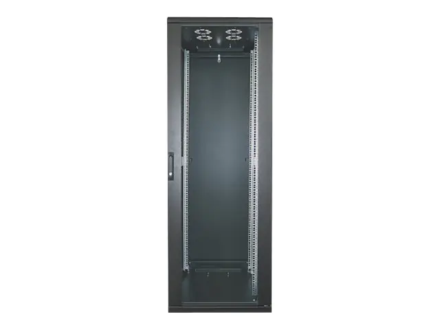Intellinet Network Cabinet, Free Standing (Standard), 36U, Usable Depth 123 to 373mm/Width 503mm, Black, Assembled, Max 1500kg, Server Rack, IP20 rated, 19", Steel, Multi-Point Door Lock, One Lock Per Side Panel, Three Year Warranty - Schrank Netzwerkschr