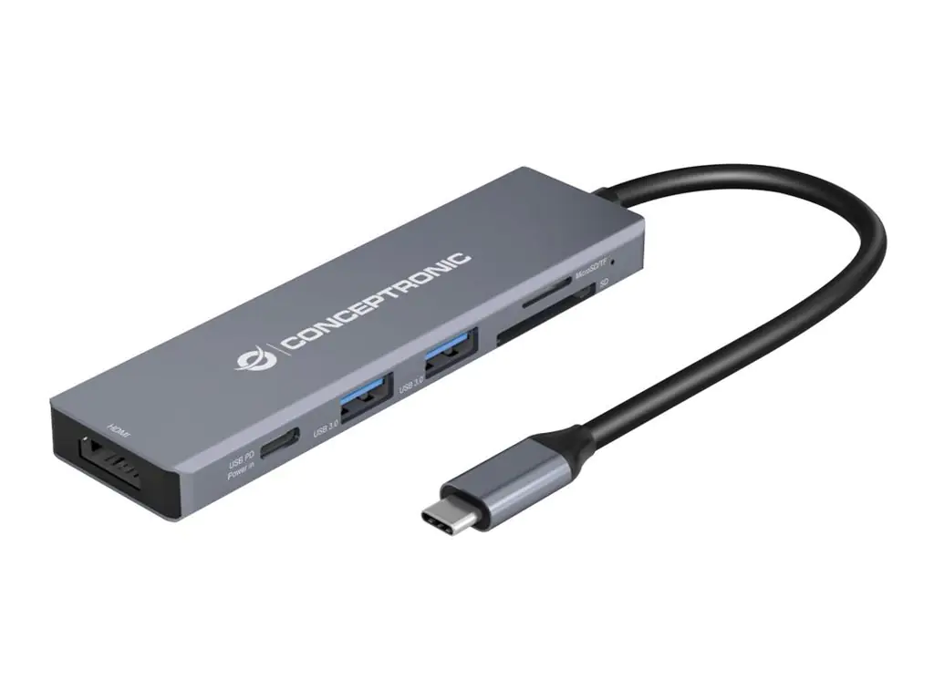 Conceptronic DONN23G - Dockingstation - USB-C 3.2 Gen 1 - HDMI