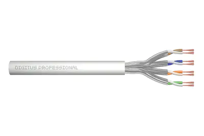 Digitus Professional - Bulkkabel - 305 m - U/FTP - CAT 6a - halogenfrei, verseilt - Grau