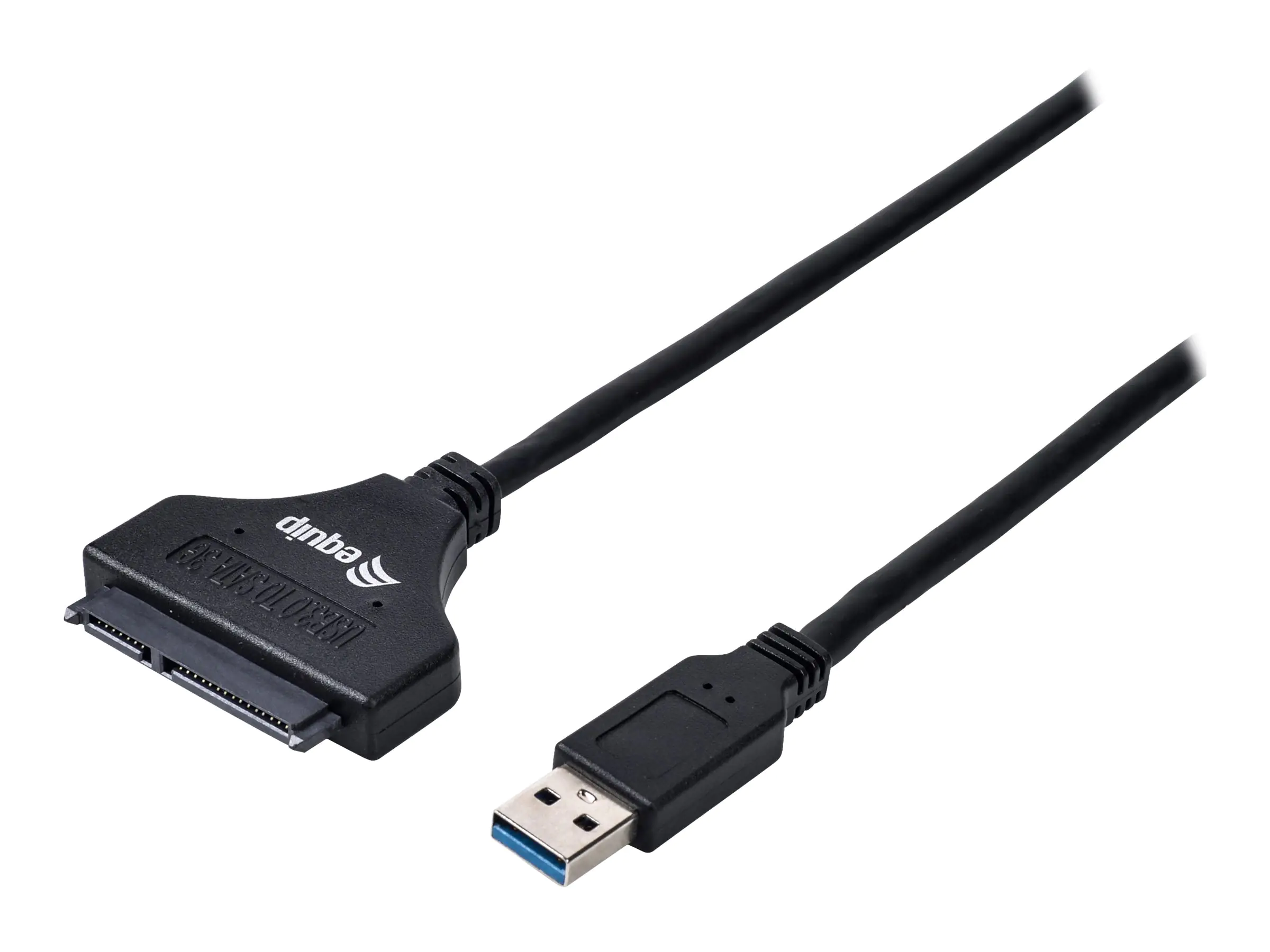 Equip - Speicher-Controller - 2.5" (6.4 cm) - SATA - USB 3.0 - Schwarz